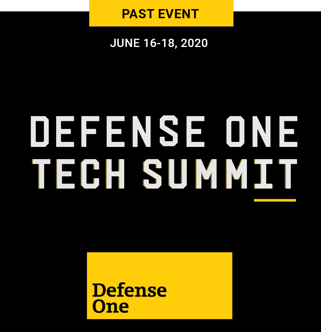 Defense One Tech Summit 2020